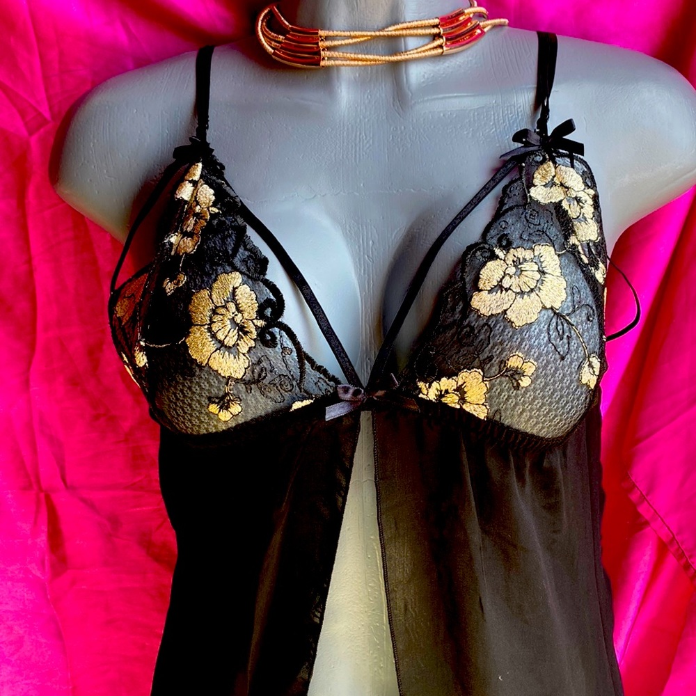 Black Long Slip